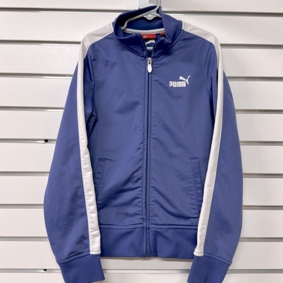 Puma girls zip up‎ track jacket size large - Picture 1 of 5